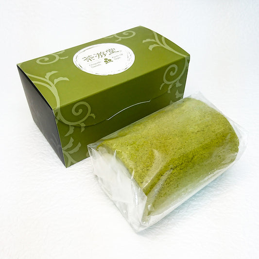 茶游堂宇治抹茶ロールケーキパッケージ中身
