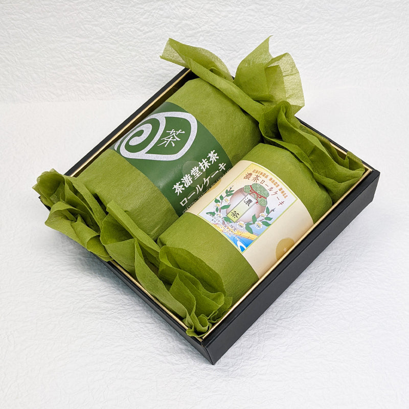 濃茶&茶游堂抹茶ロールケーキセット