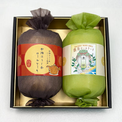 選べるロールケーキ2本セット（濃茶・抹茶・ほうじ茶）