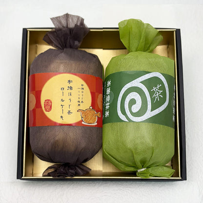 選べるロールケーキ2本セット（濃茶・抹茶・ほうじ茶）