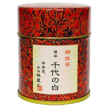 千代の白-ちよのしろ-（薄茶）宇治抹茶 30g缶