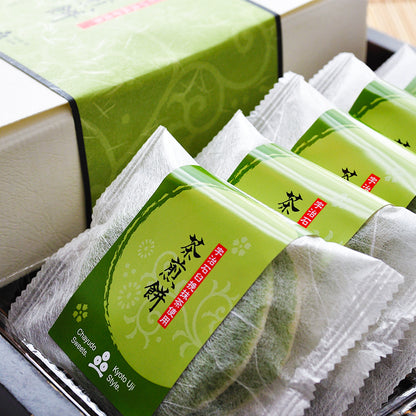 宇治抹茶茶煎餅5個化粧箱入