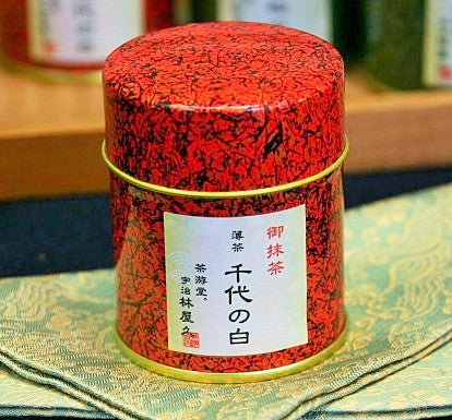 千代の白-ちよのしろ-（薄茶）宇治抹茶 30g缶