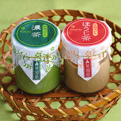宇治プリン濃茶ほうじ茶メイン